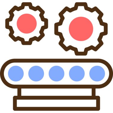 Modern bir simgenin vektör illüstrasyonu