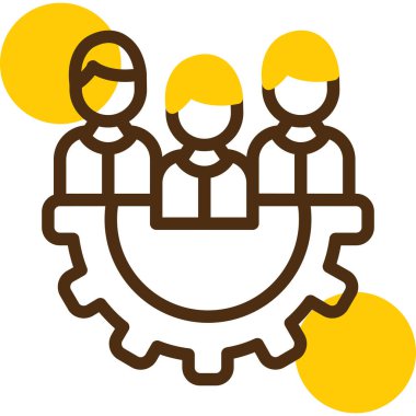 takım çalışması grup simgesi, özet biçimi