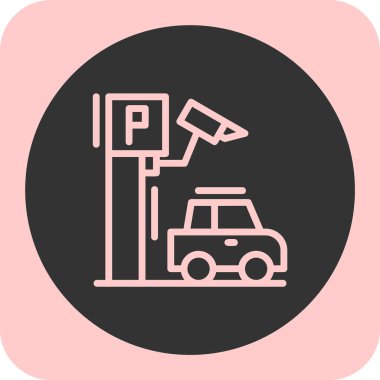 Modern simgenin vektör illüstrasyonu