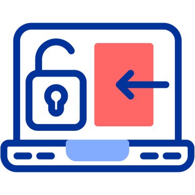 İnternet koruması. Ağ simgesi. resimleme