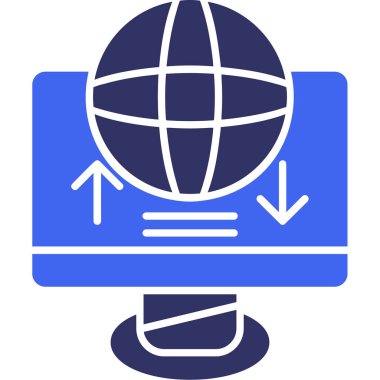 internet web vektör simgesi