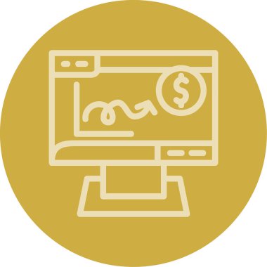 seo modern simgesinin vektör illüstrasyonu