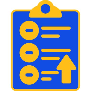 Bir takvim simgesinin vektör illüstrasyonu