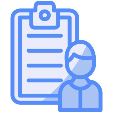 belge simgesi vektör illüstrasyonu