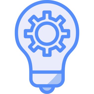 Ampul. Web simgesi basit illüstrasyon