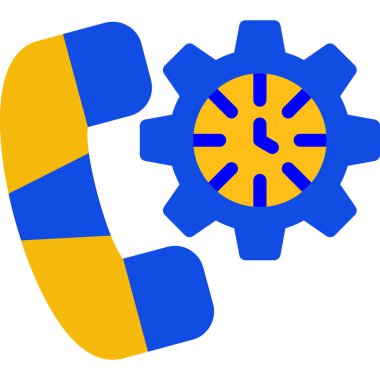 dişli simgesi vektör illüstrasyonu