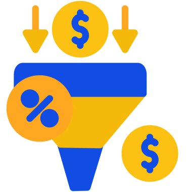 Para hunisi. Web simgesi basit illüstrasyon