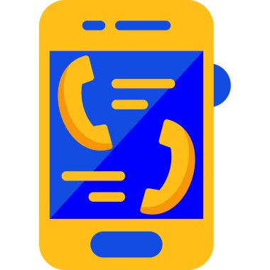 - Telefon. Web simgesi basit illüstrasyon