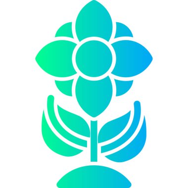 Bitki. Web simgesi basit tasarım