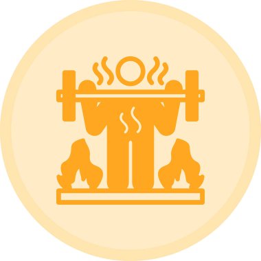 Modern simgenin vektör illüstrasyonu