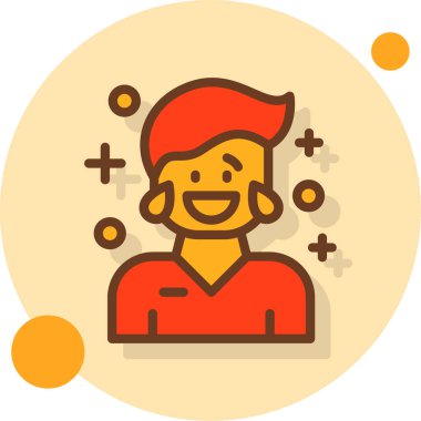 avatar insan simgesi Doldurulmuş dış hat biçimi