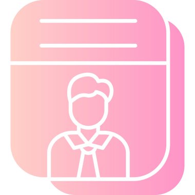 Bir belge simgesinin vektör illüstrasyonu