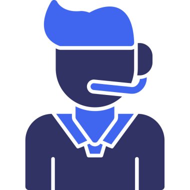 Maske. Web simgesi basit illüstrasyon