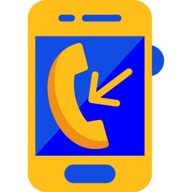 - Telefon. Web simgesi basit illüstrasyon