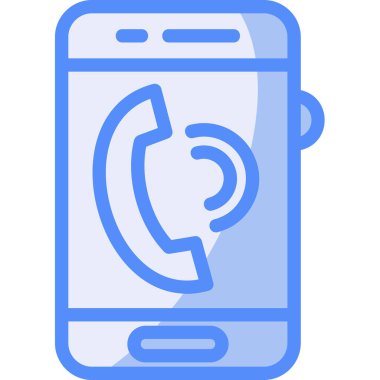 Telefon, simge vektör illüstrasyonunu ara