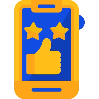 mobil geribildirim simgesi basit tasarım