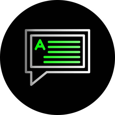 Modern bir simgenin vektör illüstrasyonu