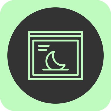 Modern b 'nin vektör illüstrasyonunda yiyecek ikonu yok