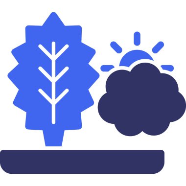 Hava simgesinin vektör illüstrasyonu