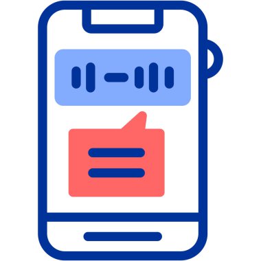 - Telefon. Web simgesi basit illüstrasyon