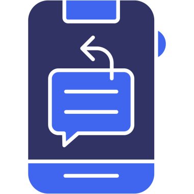 Konuş. Web simgesi basit tasarım