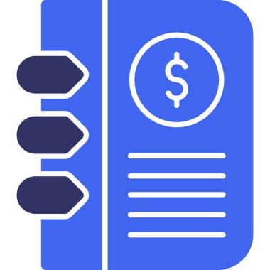 Para için. Web simgesi basit illüstrasyon