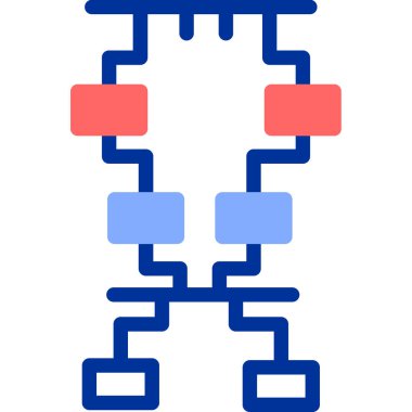 Yapay zeka. Web simgesi basit tasarım