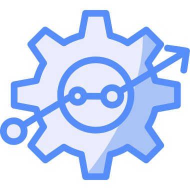 Teçhizat Web simgesi basit illüstrasyon