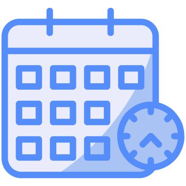 Takvim. Web simgesi basit illüstrasyon