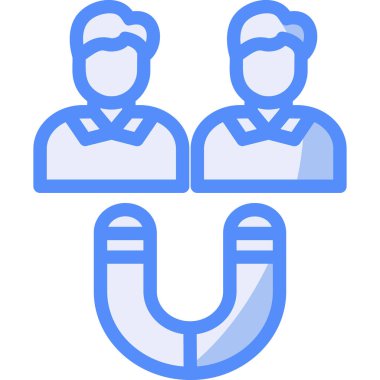 Takım. Web simgesi basit illüstrasyon