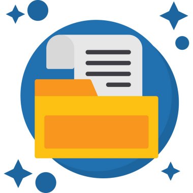 belge dosya belgesi simgesi düz biçimli