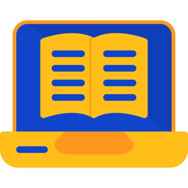 kitap simgesi vektör illüstrasyonu