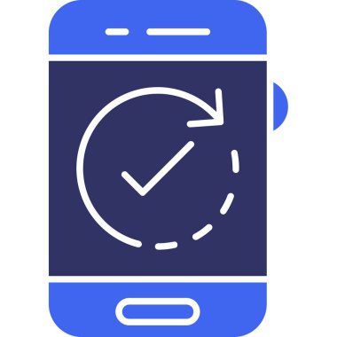 İzle. Web simgesi basit illüstrasyon