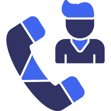 Çağrı. Web simgesi basit illüstrasyon