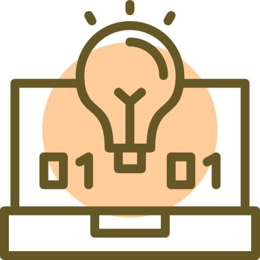 fikir web simgesi, vektör çizim