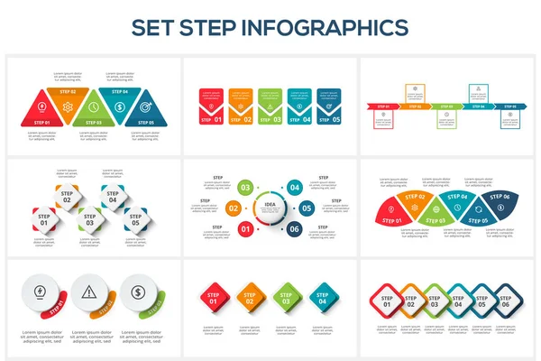 Infografik Vorlage Für Web Business Präsentationen Vektorillustration Visualisierung Von Geschäftsdaten — Stockvektor