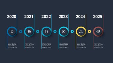 Infographic için yaratıcı bir kavram. İş veri görselleştirmesi.