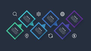 Siyah arkaplanda ağ şablonu.