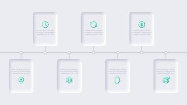 Diyagramı, grafik, sunum ve grafik için şablon.