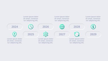 Diyagramı, grafik, sunum ve grafik için şablon.