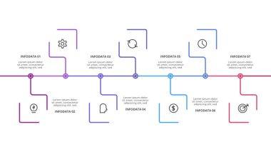 Çizgi Bilgisel Vektör Ampulü.