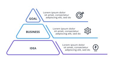 Infographic için yaratıcı bir kavram. İş veri görselleştirmesi.