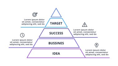 Infographic için yaratıcı bir kavram. İş veri görselleştirmesi.