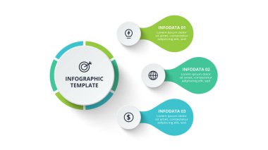 Infographic için yaratıcı bir kavram. İş veri görselleştirmesi.