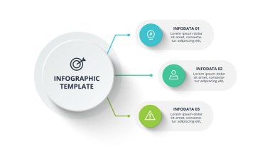 Infographic için yaratıcı bir kavram. İş veri görselleştirmesi.