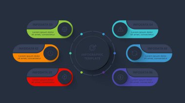 Siyah arkaplanda ağ şablonu.