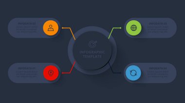 Siyah arkaplanda ağ şablonu.