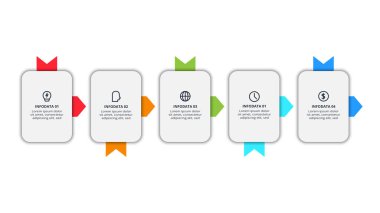 Bilgi için iş akışı konsepti. İş veri görselleştirmesi.