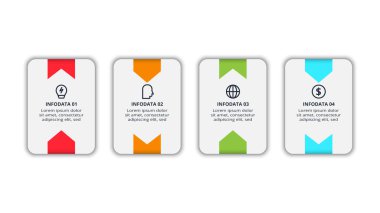 Bilgi için iş akışı konsepti. İş veri görselleştirmesi.