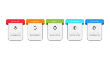 Bilgi için iş akışı konsepti. İş veri görselleştirmesi.